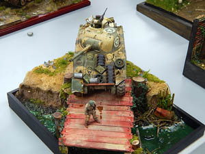 AMT 2014 - Diorama Sherman Segunda Guerra Mundial
