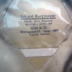 Visor EM/NCO Infanteria con logo Erhard Burgmayer