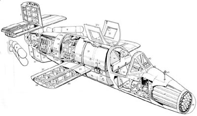 Esquema de un Bachem Ba 349 Natter