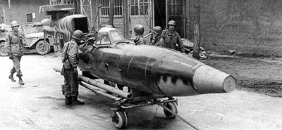 Un Fieseler Fi 103 Reichenberg capturado