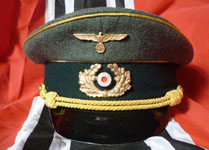 Gorra de general del Heer (Reproduccin) - Militaria Wehrmacht Info
