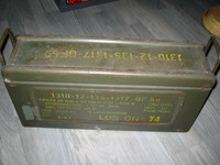 Caja municin de proyectiles de 4cm alemana del Bunderwehr (No Segunda Guerra Mundial) - Militaria Wehrmacht Info